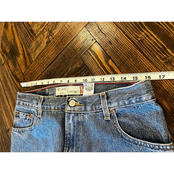 Levi’s 550 Relaxed Tapered Jeans Women 12L Classic Academia Tall Western Cowgirl - Picture 5 of 10